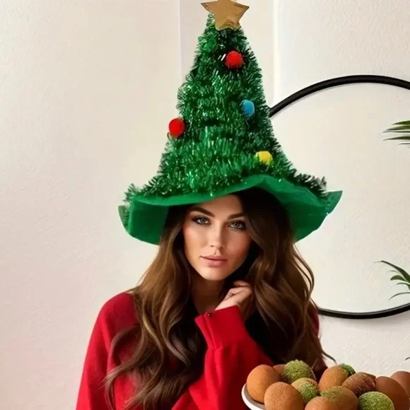 Christmas Tree hat ( or desktop tree) - Picture 3 of 8